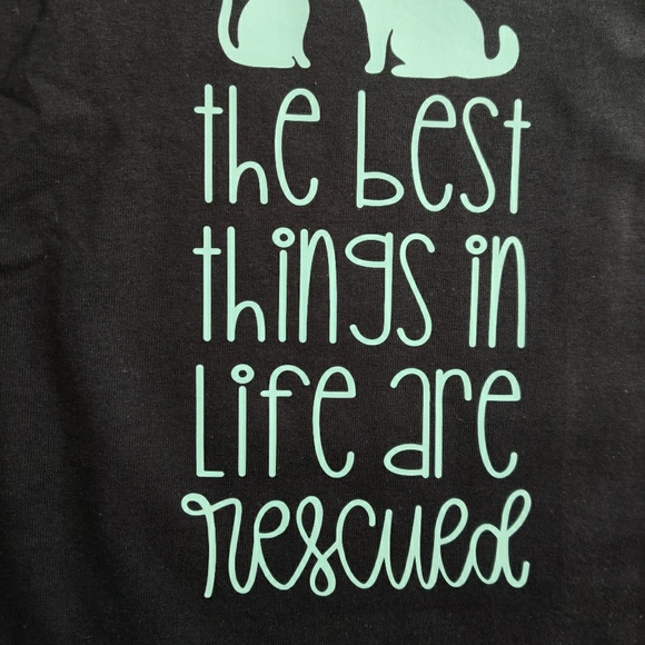 The best things in life are rescued dog cat shirt - Picture 2 of 7